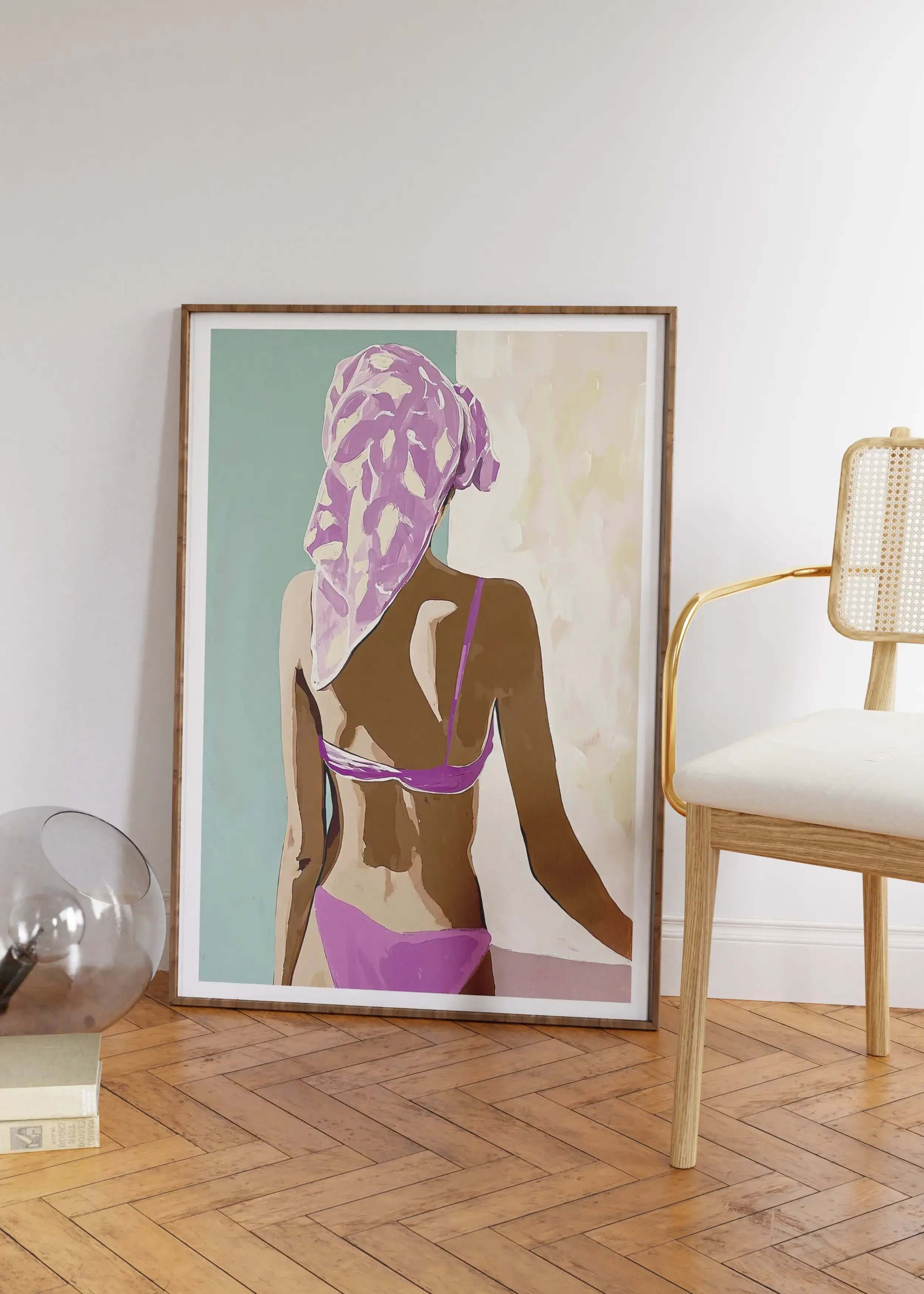Purple Bikini - Peintio